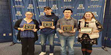 PHOTO: AHS student, faculty awards for October announced